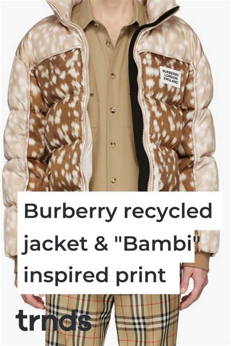 Burberry recycled fabric